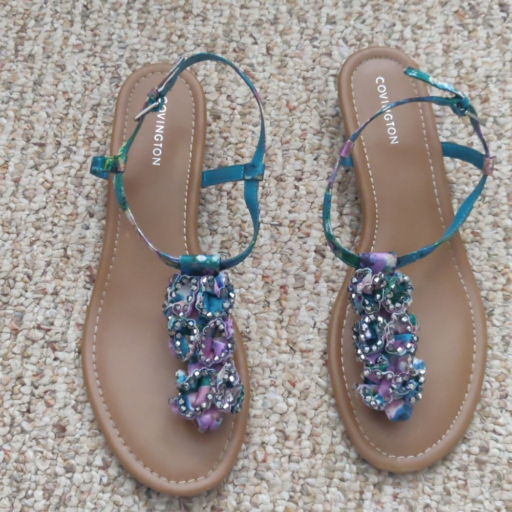 Multi color silver rhinstone